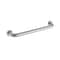 Kibi Circular 18-Inch Stainless Steel Grab Bar - Brushed Nickel KGB1018BN - alternate 1